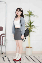 Rivo Cardigan in Dark Grey