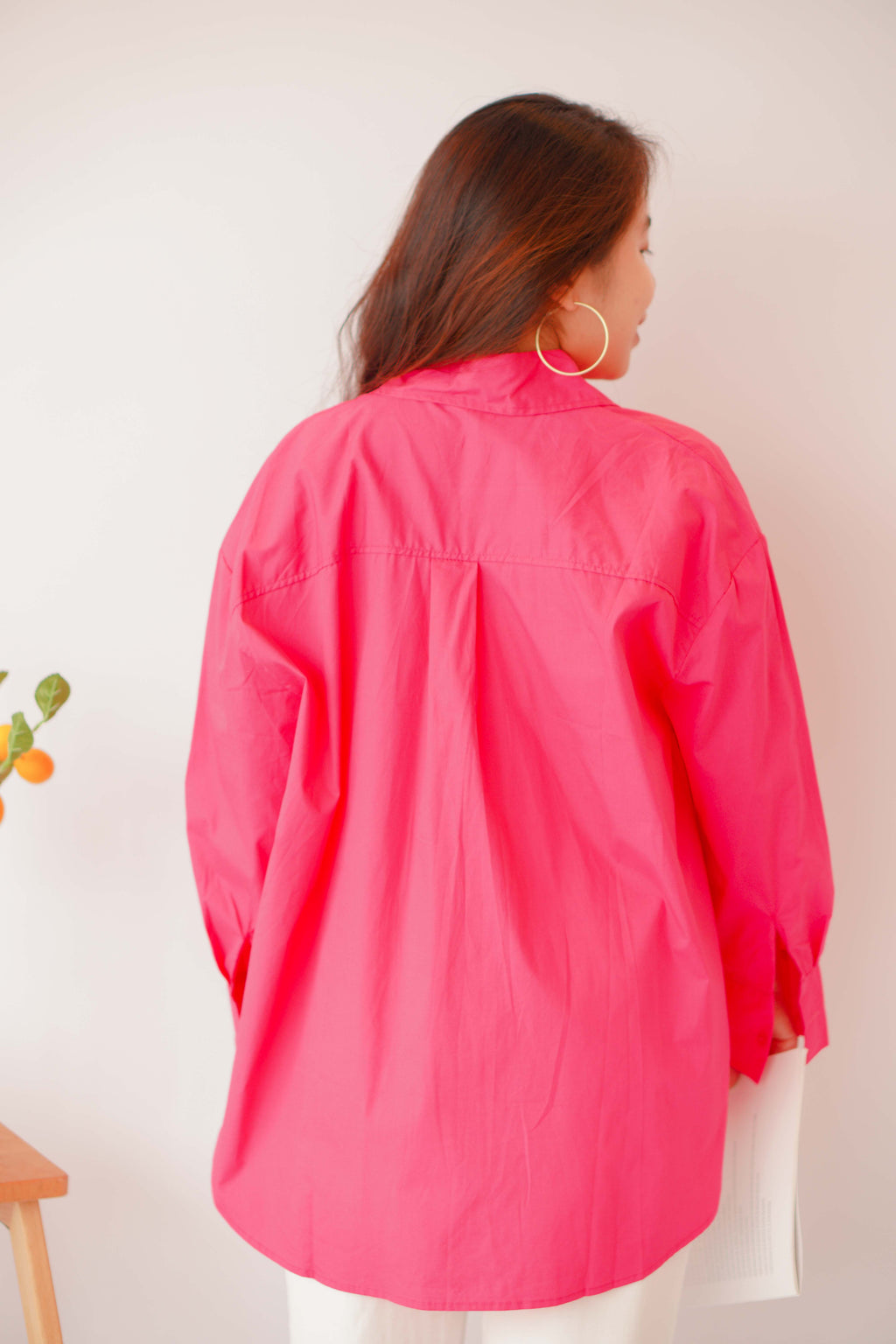 (BACKORDER) Capri Button Down Top in Pink
