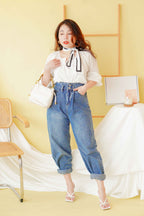 Tobi Straight Cut Jeans in Blue
