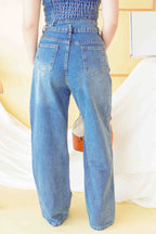 Tobi Straight Cut Jeans in Blue