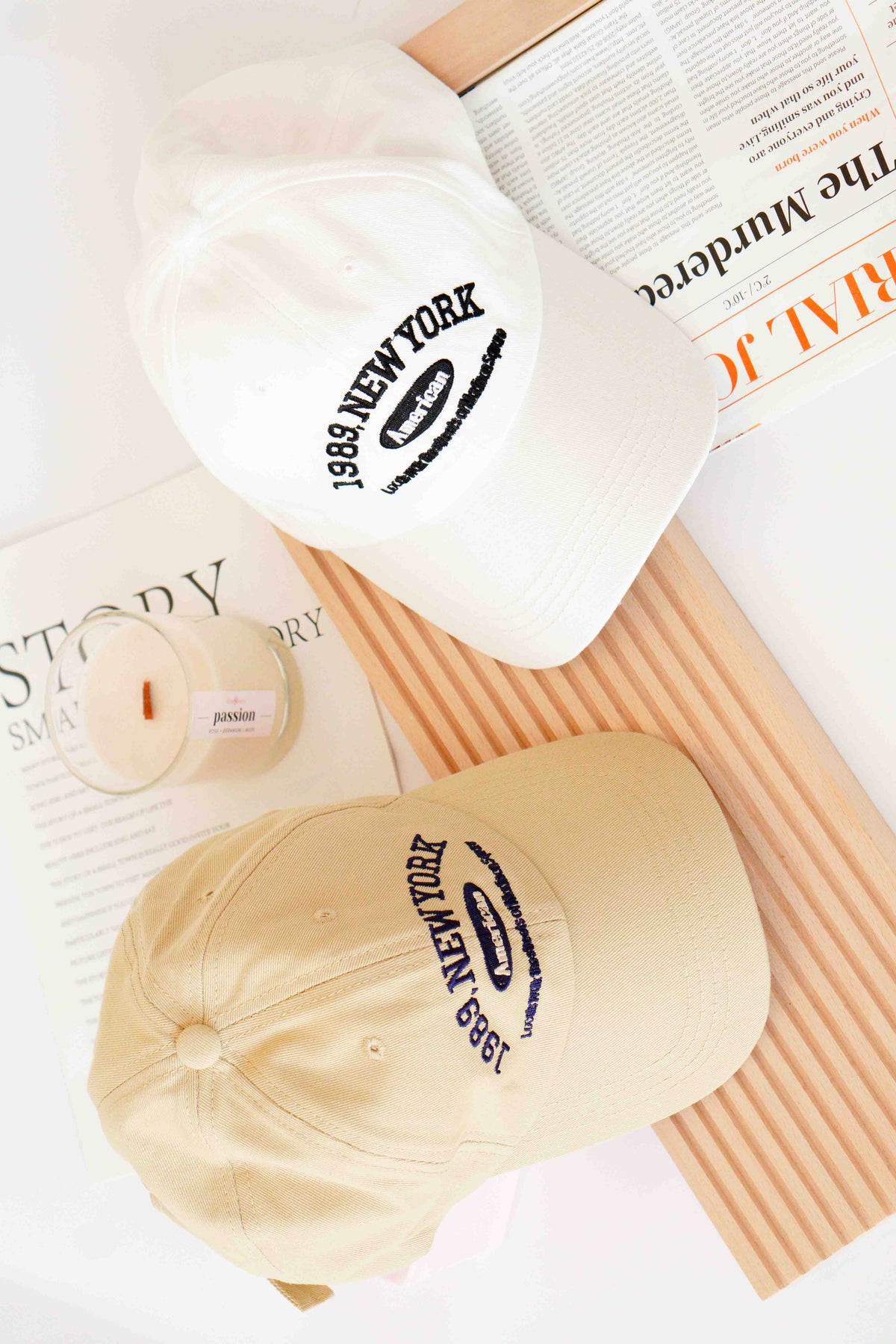 1989 Baseball Cap in Beige