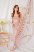 Love Disclosure Tube 2 Piece Set in Mauve Pink