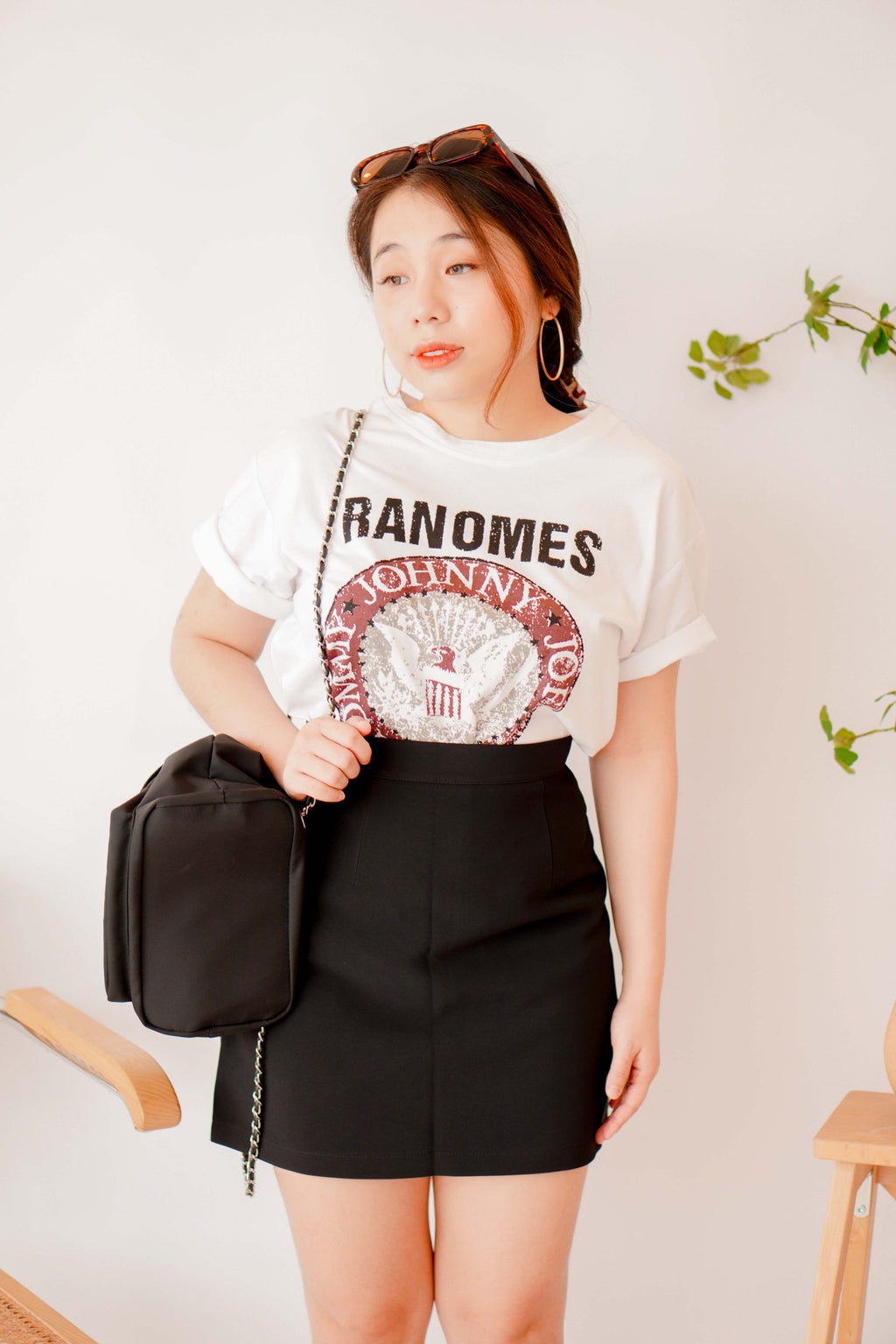Modest Moment Skirt in Black