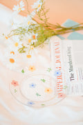 Transparent Floral Plate