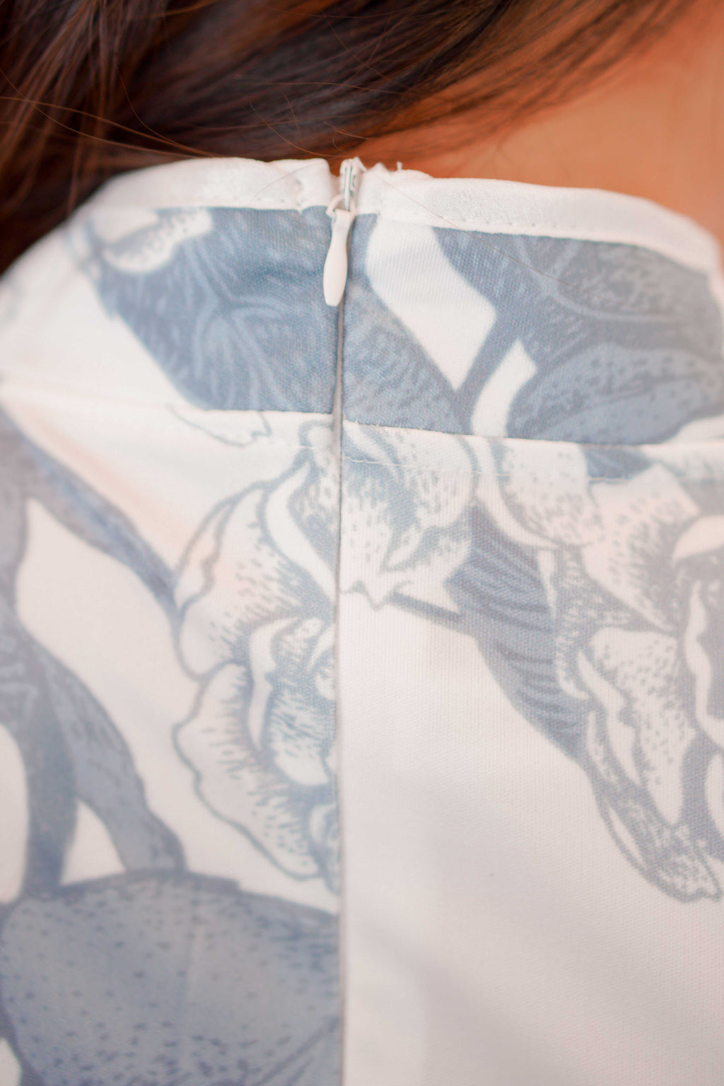 Yin and Yang Cheongsam in Blue