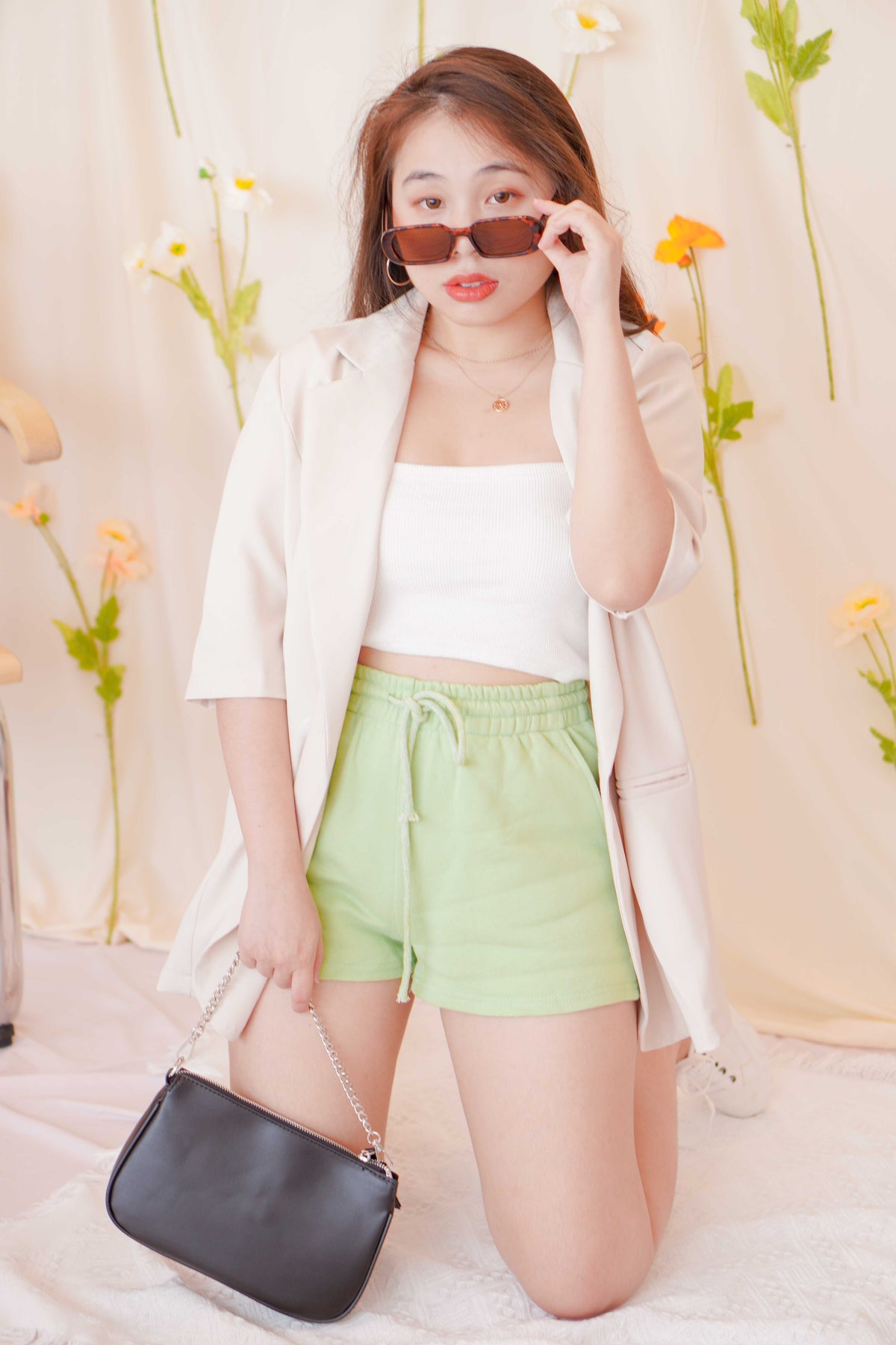 Keep it Casual Lounge Shorts in Green
