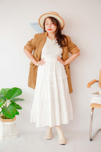 Days Like Sunday Layered Skirt in White