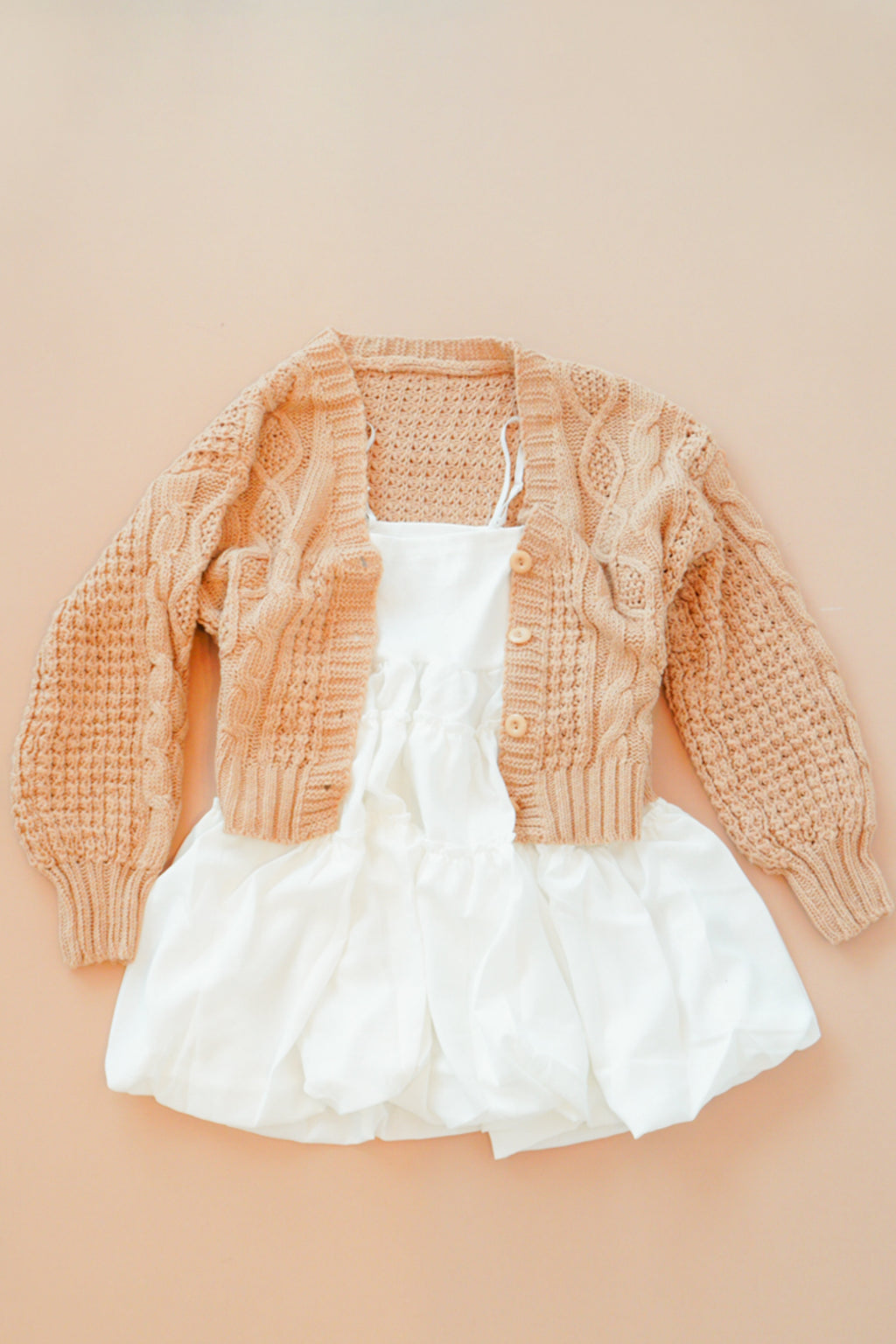 (BACKORDER) Cloud Muse Knit Cardigan in Khaki