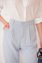 Mel Cropped Pants in Blue