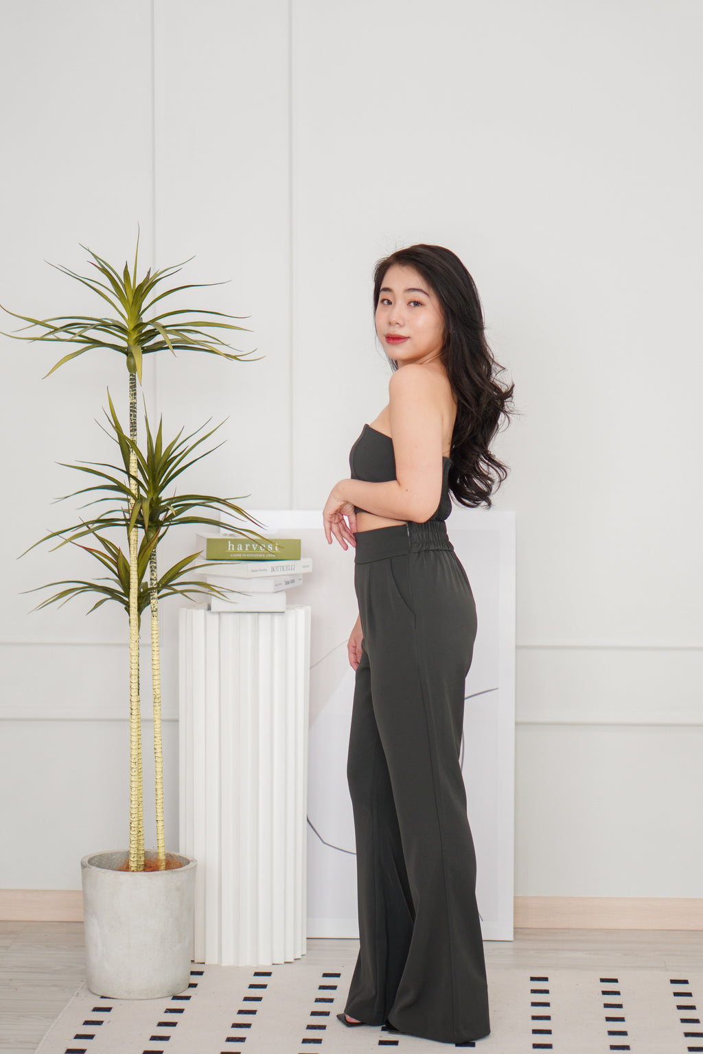 [+10cm] The Staple Pants by Bash in Dust Grey