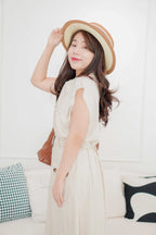 Gina Linen 2 Piece Set in Beige