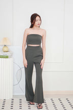 [+10cm] The Staple Pants by Bash in Dust Grey