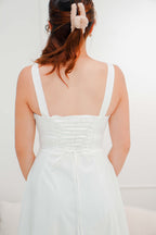 Chantelle Corset Maxi A-Line Dress in White