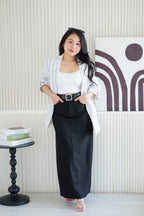 Dee Maxi Skirt in Black