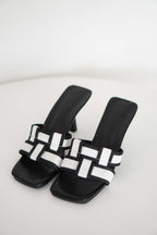 Klein Checkered Heels in Black & White