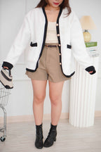 Eris Shorts in Khaki (Free Belt)