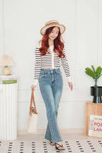 (BACKORDER) Daily News Large Tote Bag in Beige