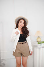 Eris Shorts in Khaki (Free Belt)