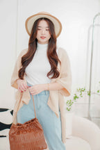 Seo High Neck Sleeveless Top in White
