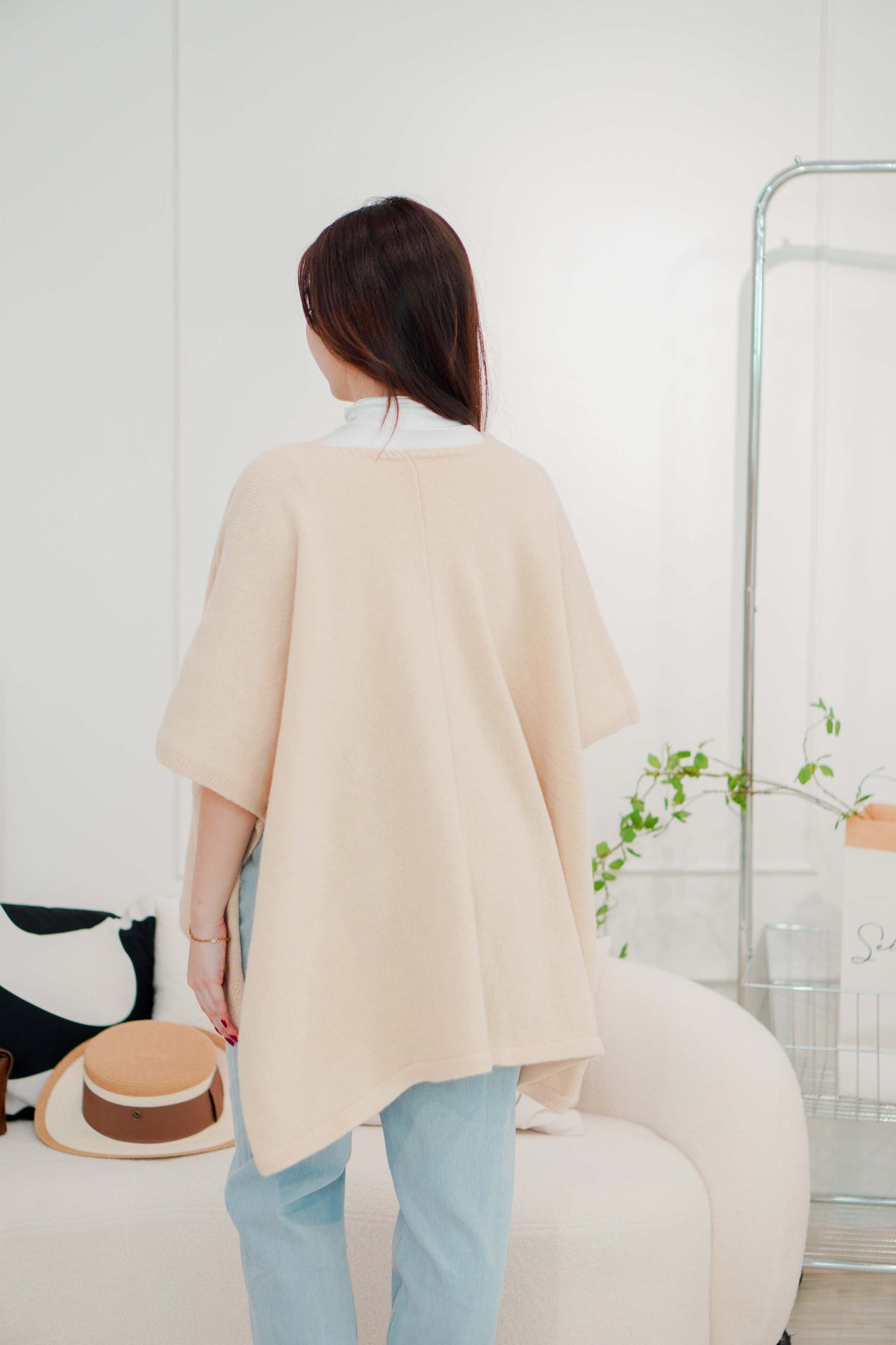 (BACKORDER) Snow Latte Knit Oversized Cardigan in Beige