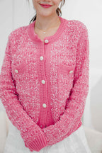 Kris Knit Jacket in Pink