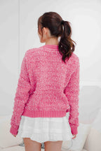 Kris Knit Jacket in Pink