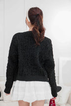 Kris Knit Jacket in Black