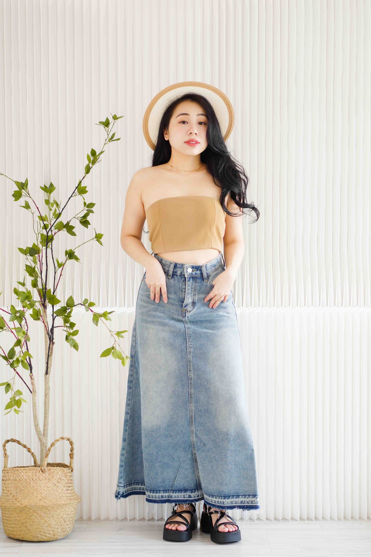 The Staple Top by Bash in Biscoff