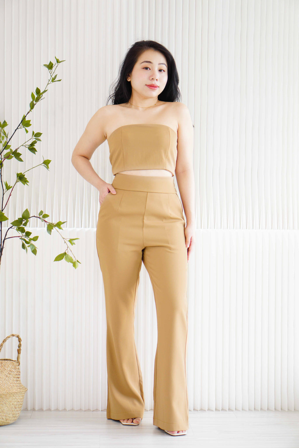 The Staple Top by Bash in Biscoff