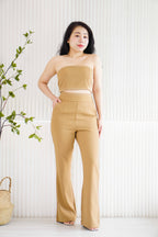 [+10cm] The Staple Pants by Bash in Biscoff