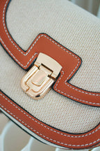 Pae Canvas Sling Bag with Brown Lining
