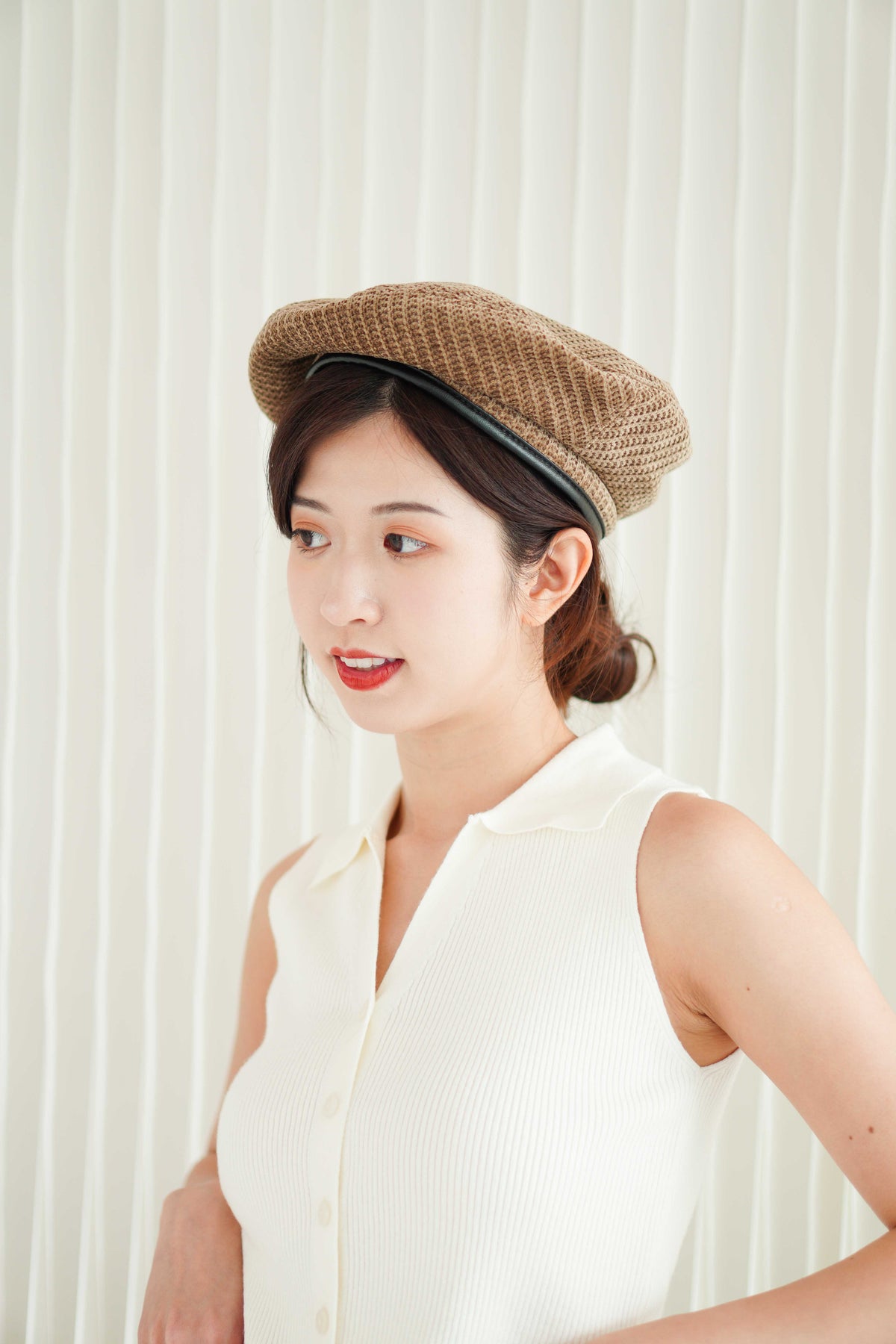 Beret in Khaki