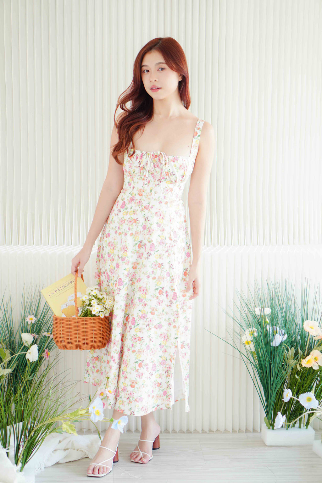 All Her Love Corset Maxi A-Line Floral Dress