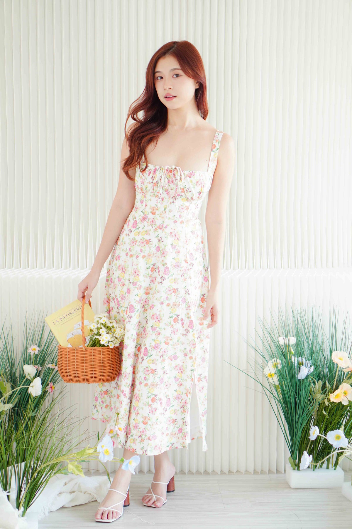 All Her Love Corset Maxi A-Line Floral Dress