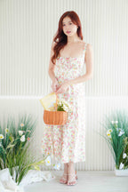 All Her Love Corset Maxi A-Line Floral Dress