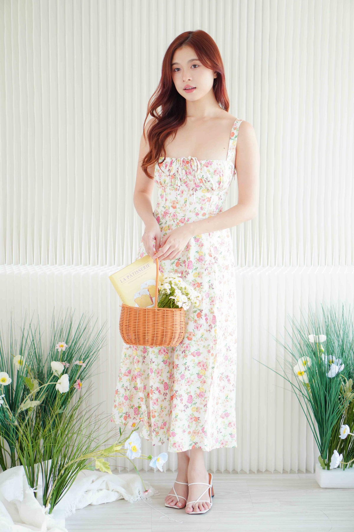 All Her Love Corset Maxi A-Line Floral Dress