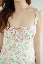 All Her Love Corset Maxi A-Line Floral Dress