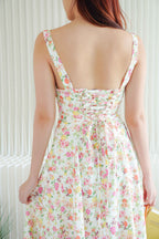 All Her Love Corset Maxi A-Line Floral Dress