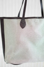 Maxi Canvas Tote Bag with Black Lining