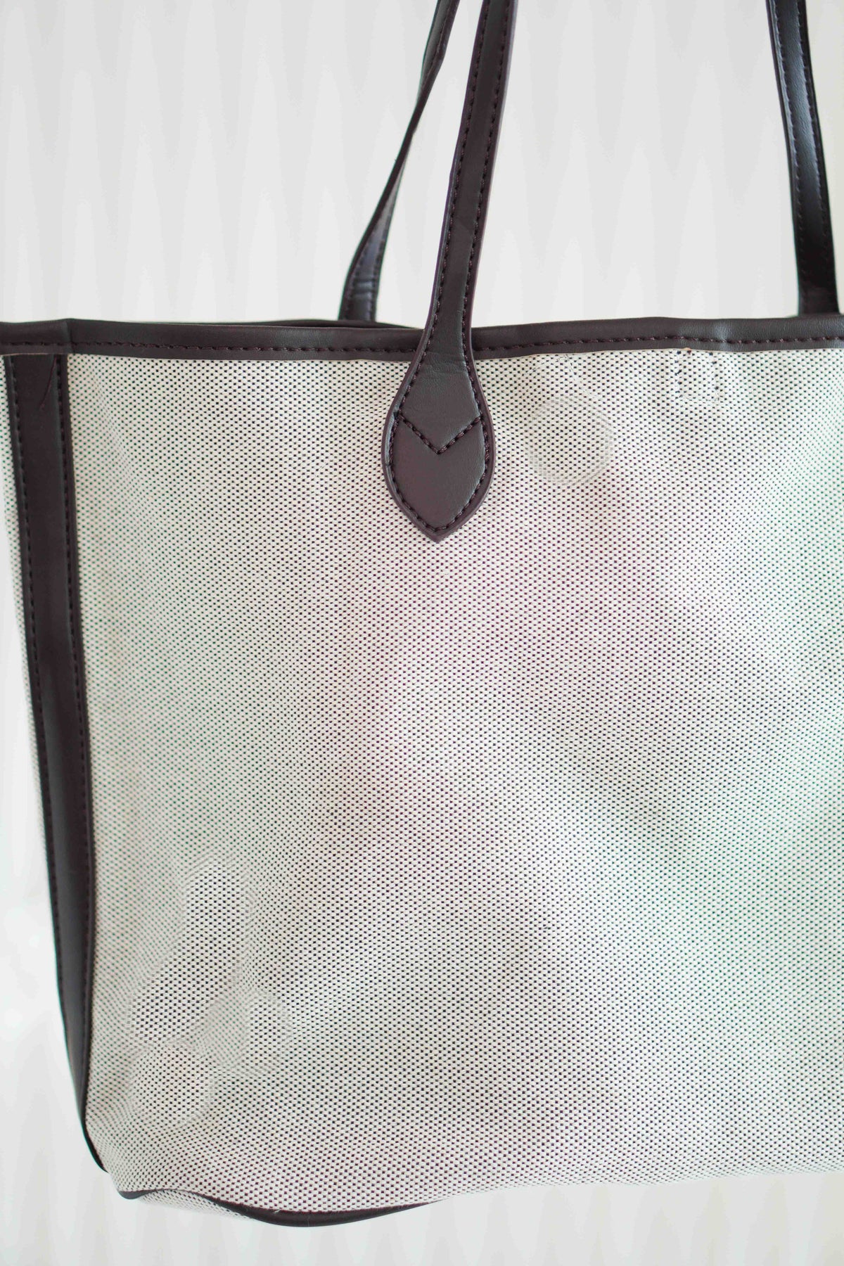 Maxi Canvas Tote Bag with Black Lining
