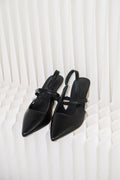 Viv Pointy Heels in Black