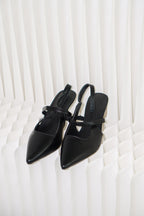 Viv Pointy Heels in Black