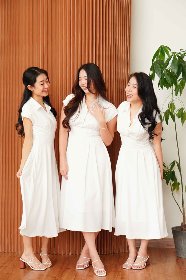 Claire Dress by Bash in White