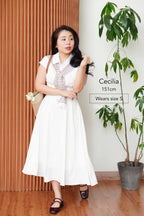 Claire Dress by Bash in White