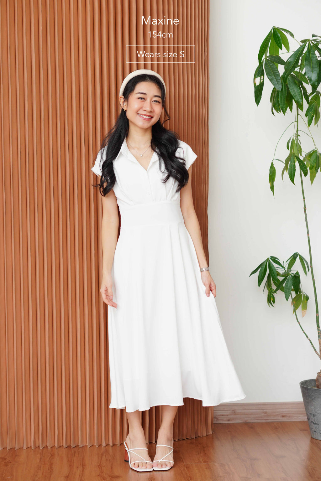 Claire Dress by Bash in White