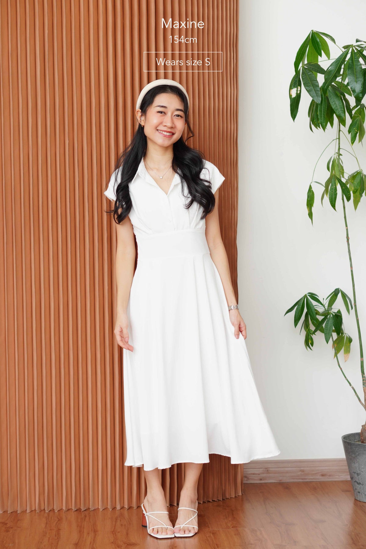 Claire Dress by Bash in White