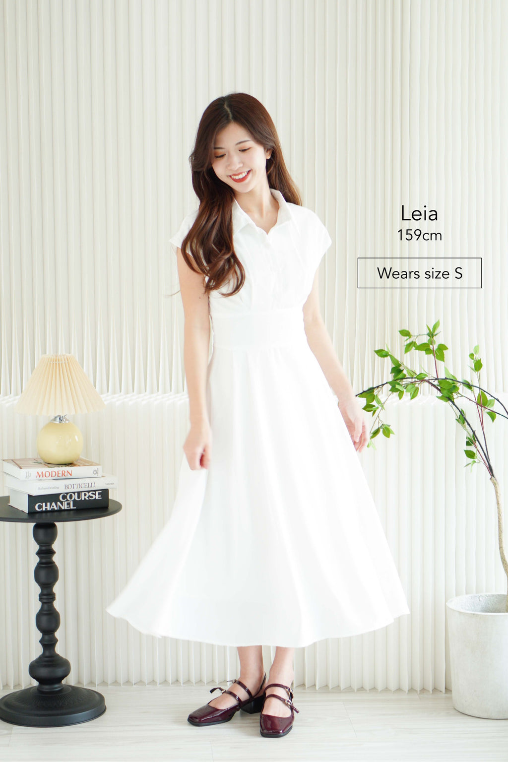 Claire Dress by Bash in White