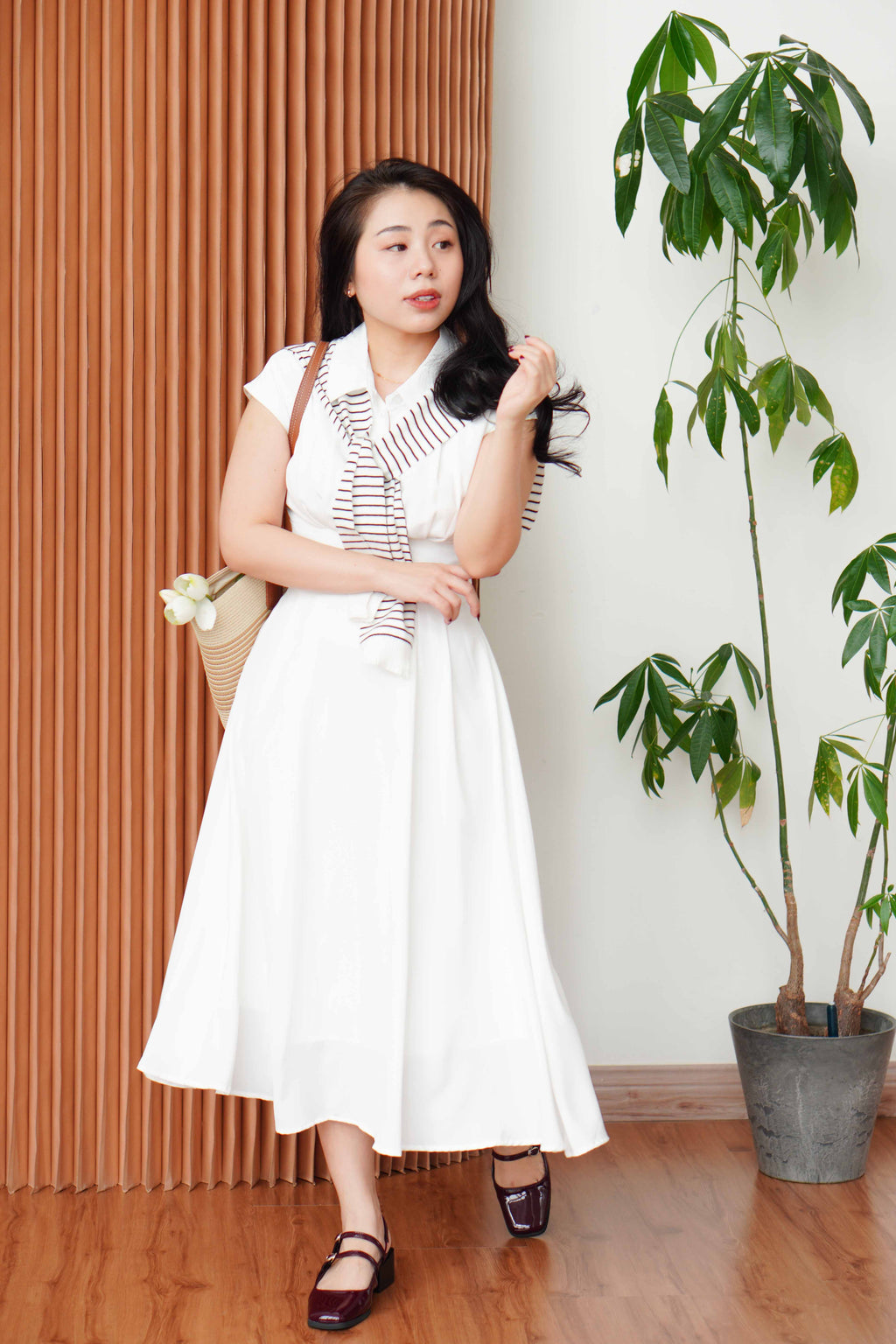 Claire Dress by Bash in White