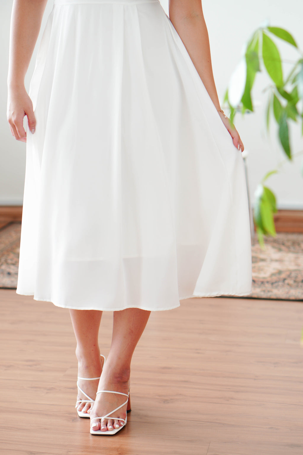 Claire Dress by Bash in White
