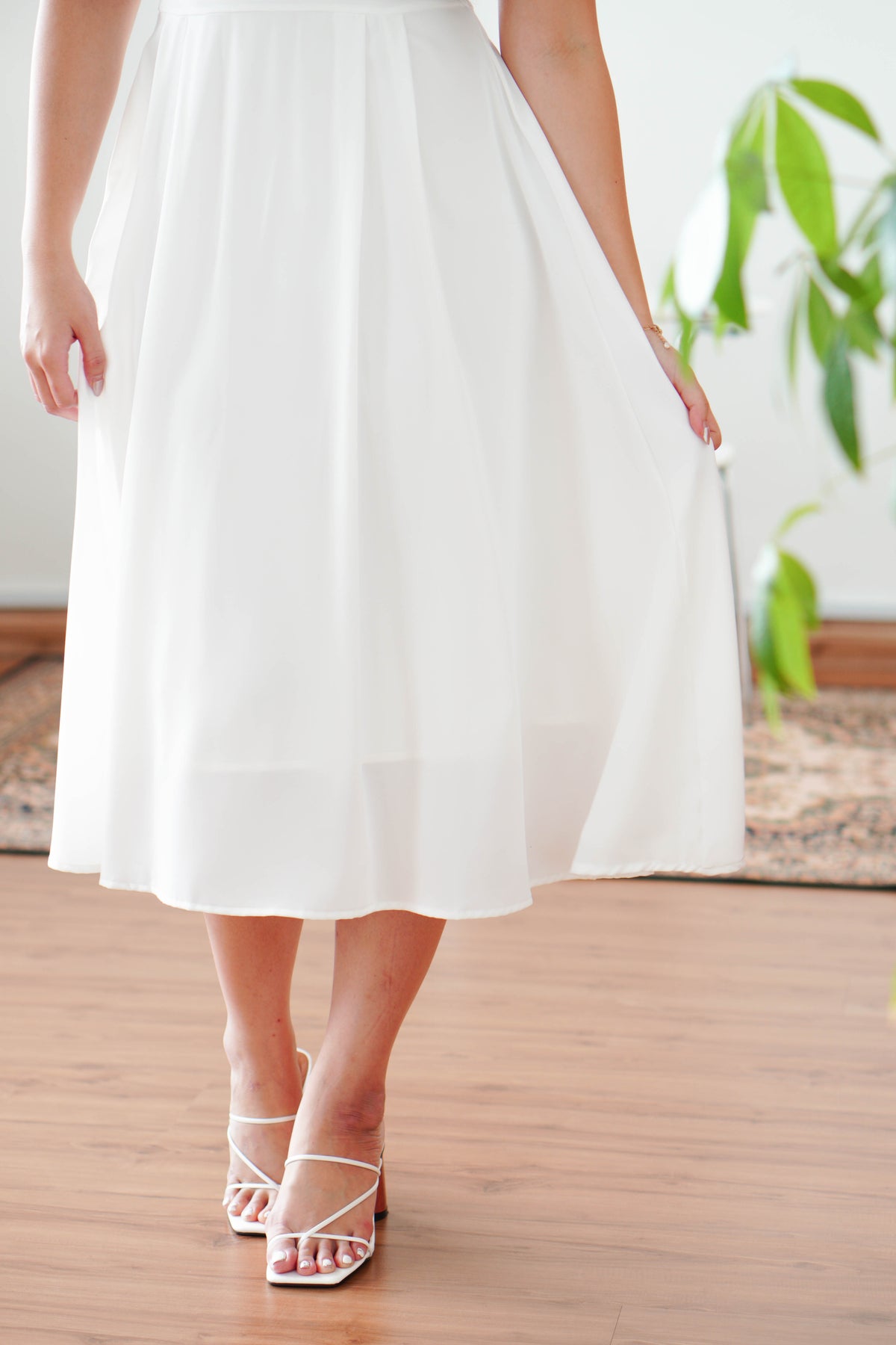 Claire Dress by Bash in White